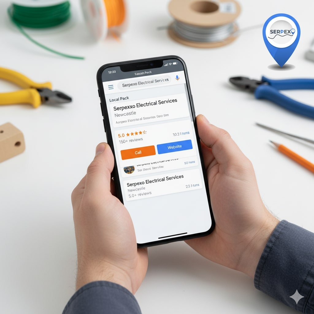 Electrician local SEO performance